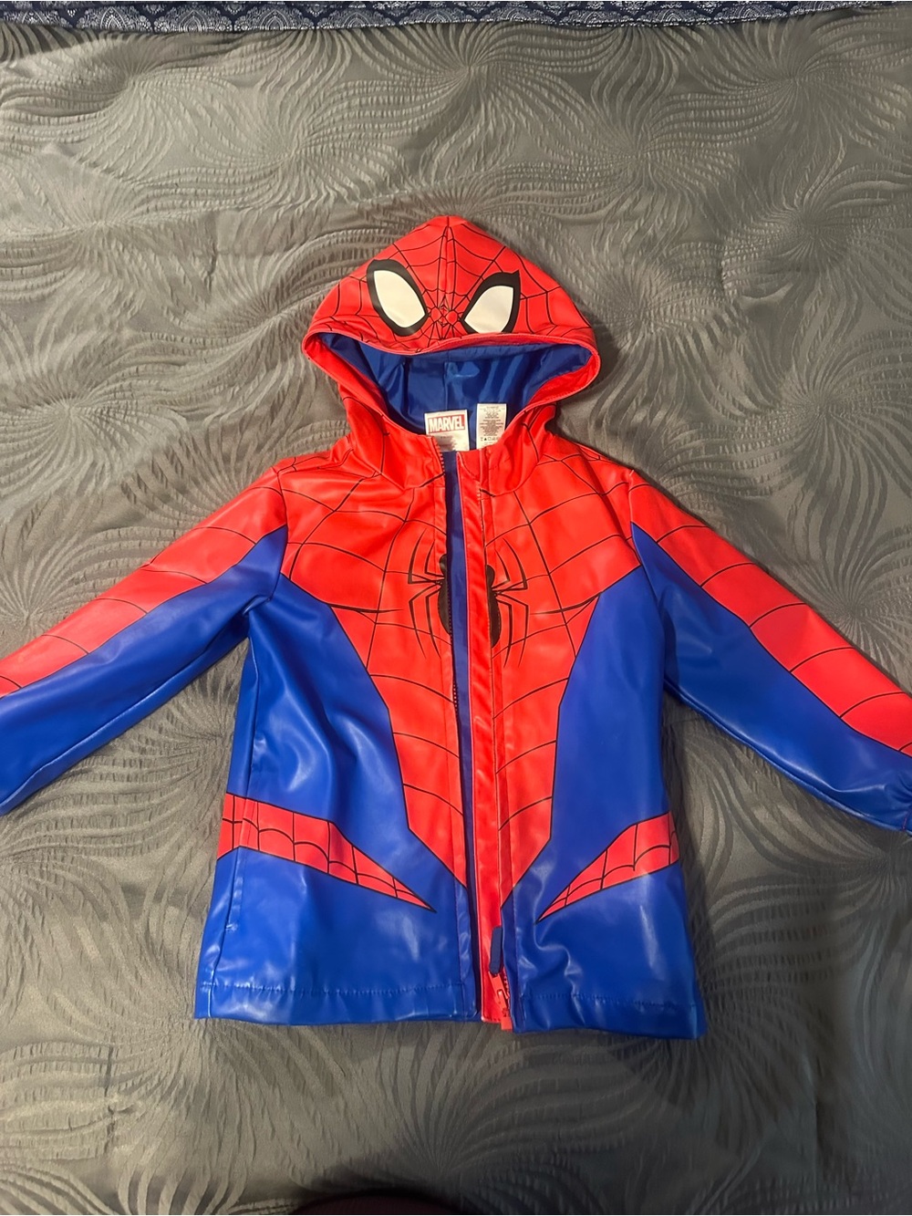 Marvel Kids Spider-Man Hooded Jacket - Red & Blue
